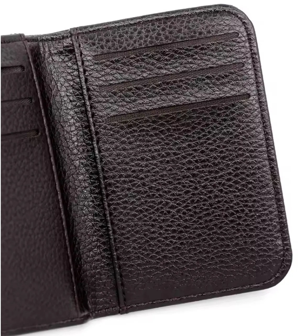 Portefeuille Homme – Super Mince & Portable – Cuir PU Noir