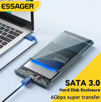 Essager Boîtier Disque Dur 2,5’’ – SATA vers USB 3.0 (Gris Transparent) Mobile City