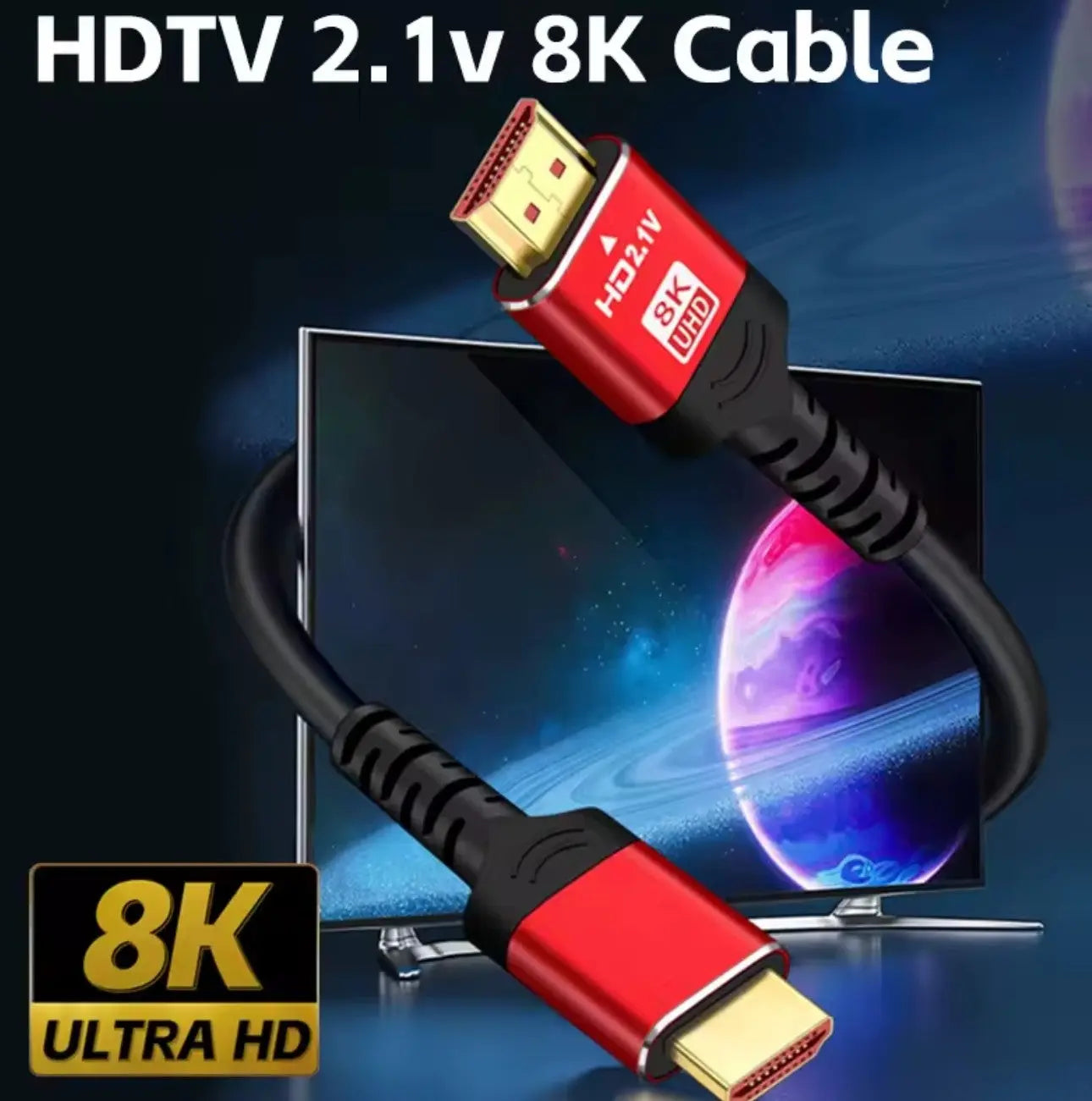 Câble HDMI 2.1 Ultra Haute Vitesse – 8K/4K – 48 Gbps 1M Mobile City