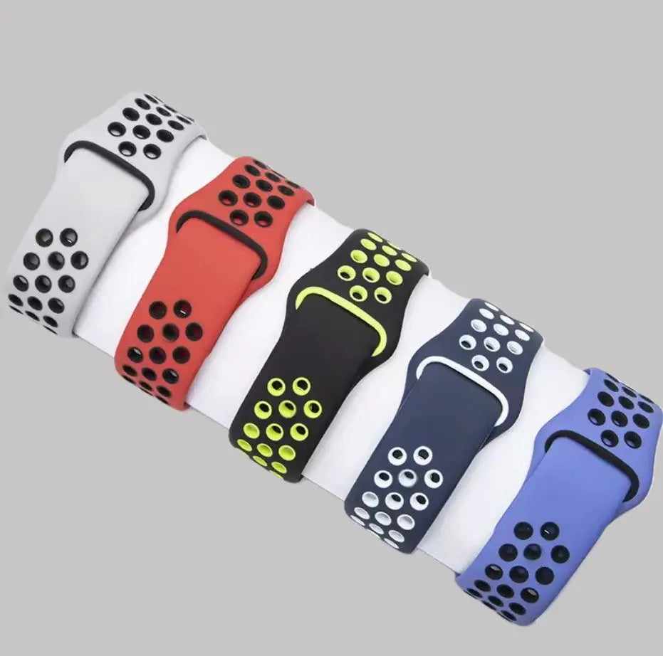 Bracelet Sport Perforé en Silicone 42-49mm Mobile City
