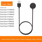 Chargeur Filaire Dock Magnétique USB-A – Compatible Fossil Gen 4/5/E/6 et M.Krs Mobile City
