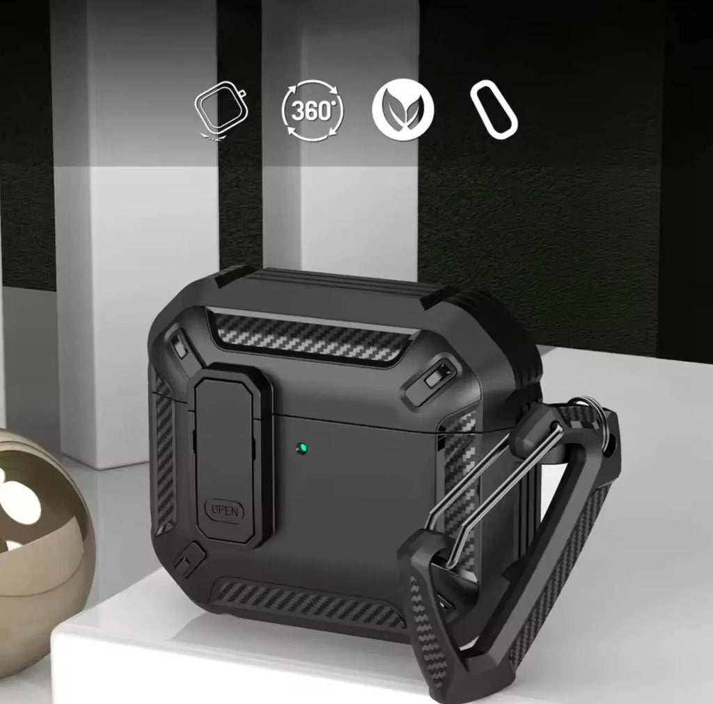 Étui rigide en silicone avec interrupteur – Apple AirPods 4 (2024) Mobile City