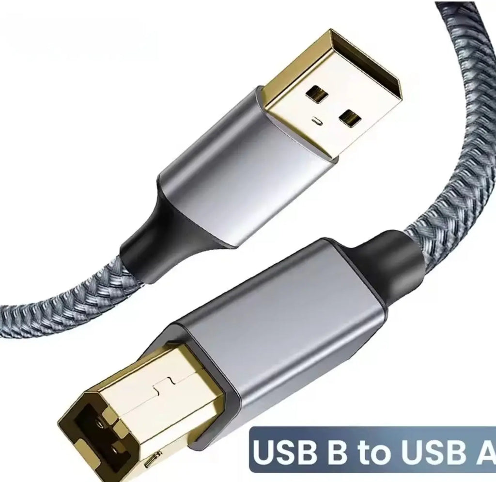 Câble Imprimante USB 2.0 – Type A Mâle ↔ Type B Mâle – Haute Vitesse 480 Mbps 2 m. Mobile City