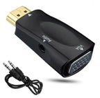 Convertisseur HDMI vers VGA avec sortie audio 3.5 mm – HD 1080P Mobile City