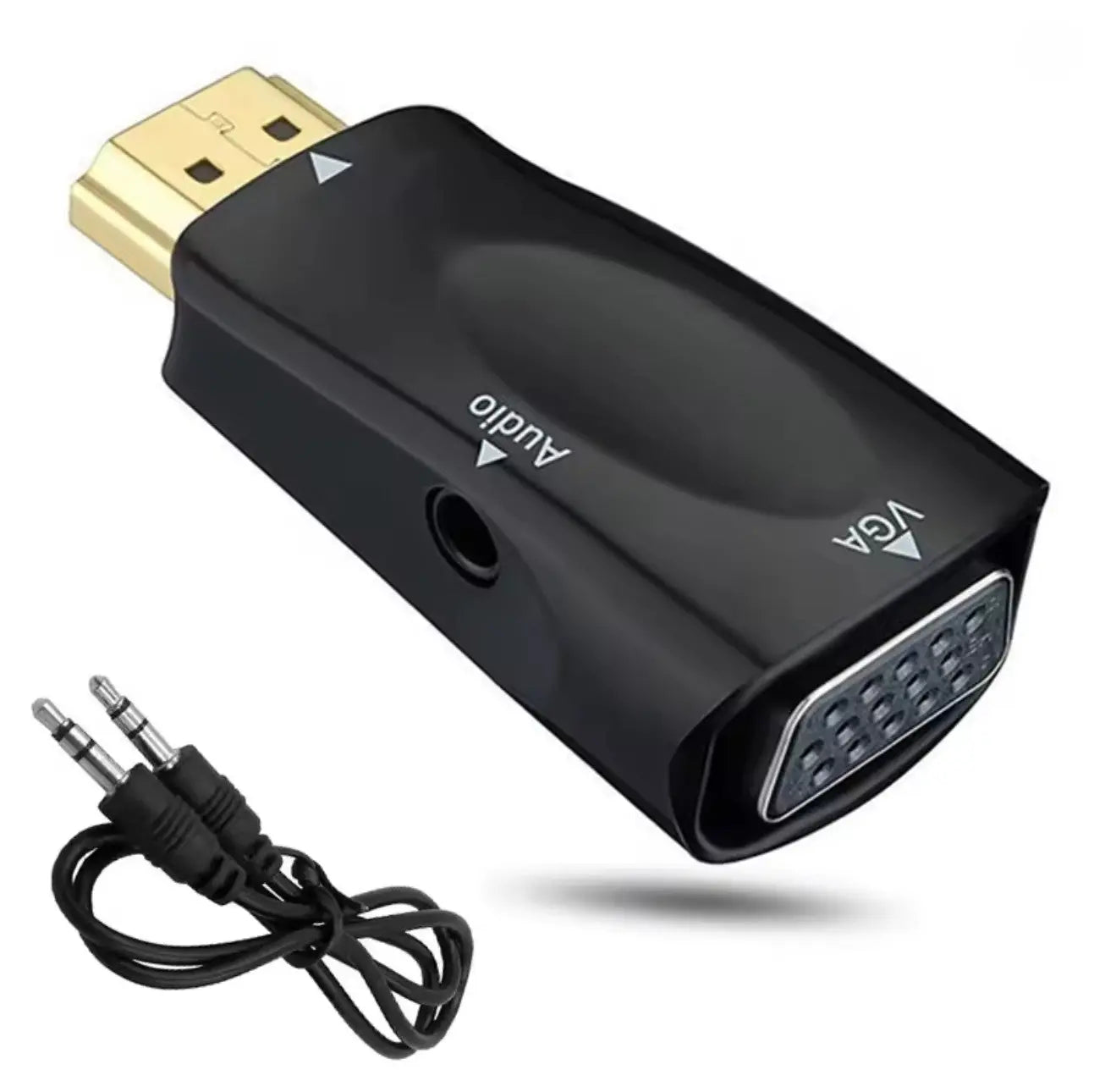 Convertisseur HDMI vers VGA avec sortie audio 3.5 mm – HD 1080P Mobile City
