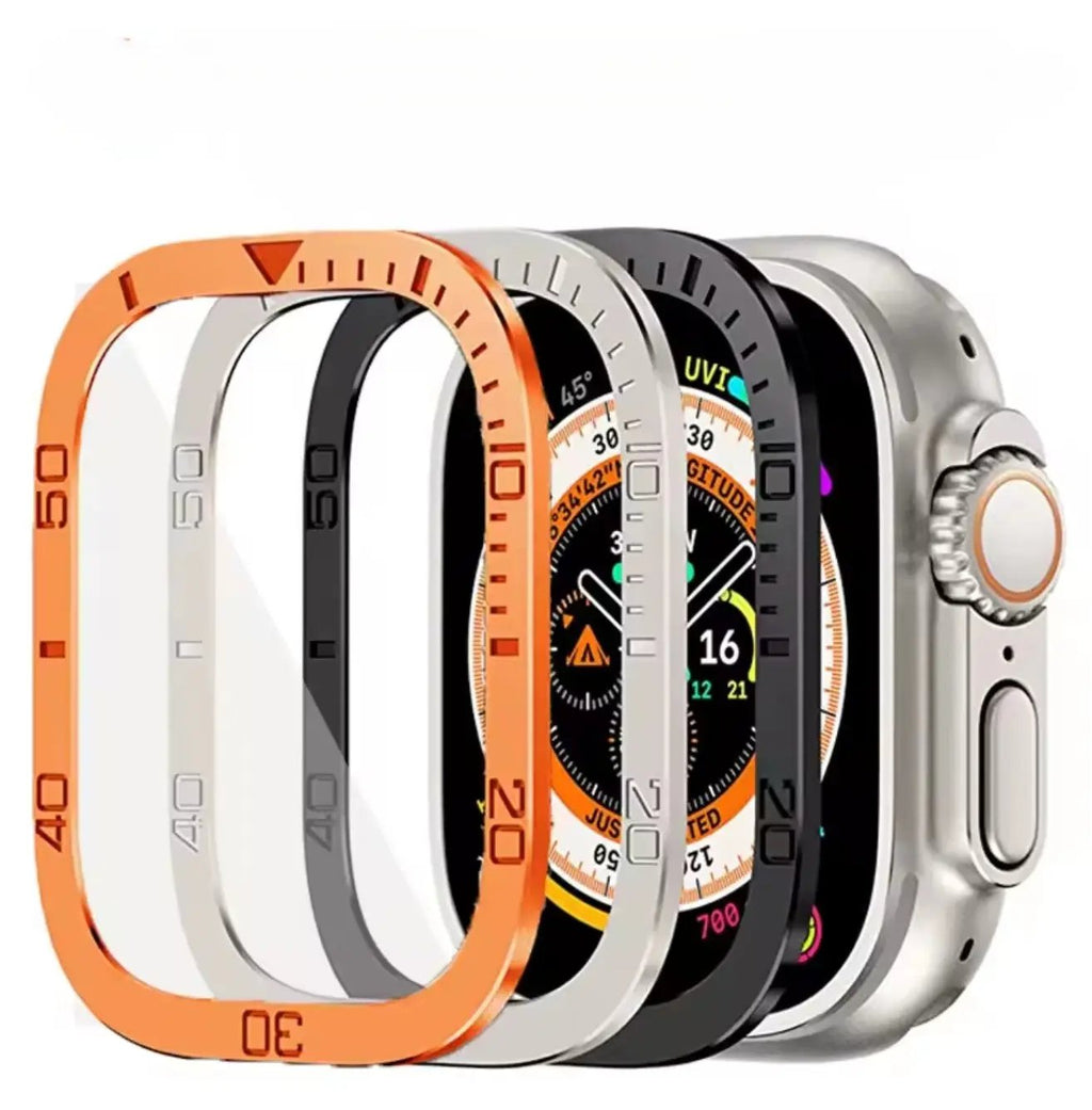 Protecteur d’écran en métal + verre trempé pour Apple Watch Ultra / Ultra 2 / Ultra 3 – 49 mm Mobile City