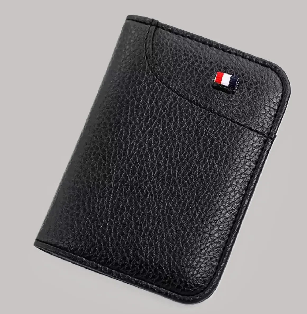Portefeuille Homme – Super Mince & Portable – Cuir PU Noir
