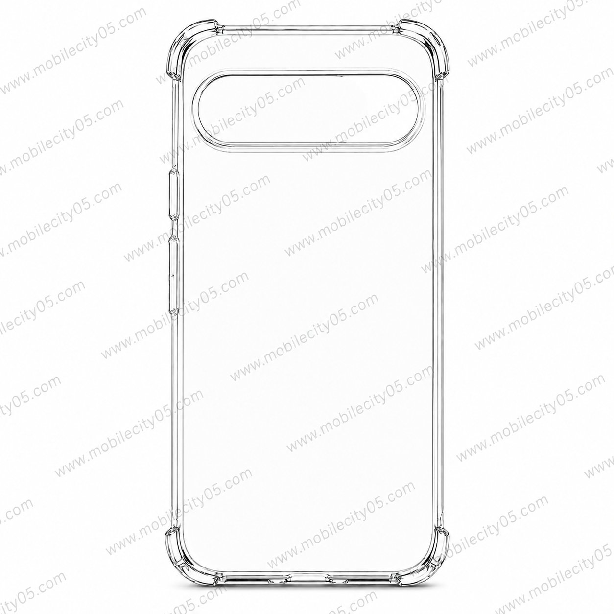 Coque antichoc transparente Google Pixel série 9