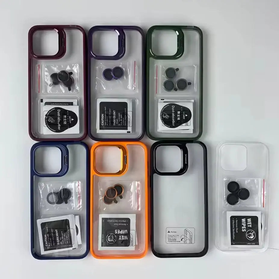 Coque Bumper TPU avec support Anneau en métal  iPhone Pro Max Mobile City