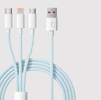 Câble USB-A 3-en-1 Tressé 66W 5A Ma boutique