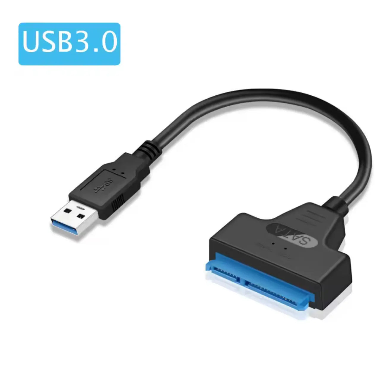 Adaptateur USB 3.0 vers SATA (7+15 broches) – Pour SSD & HDD 2,5’’ Mobile City