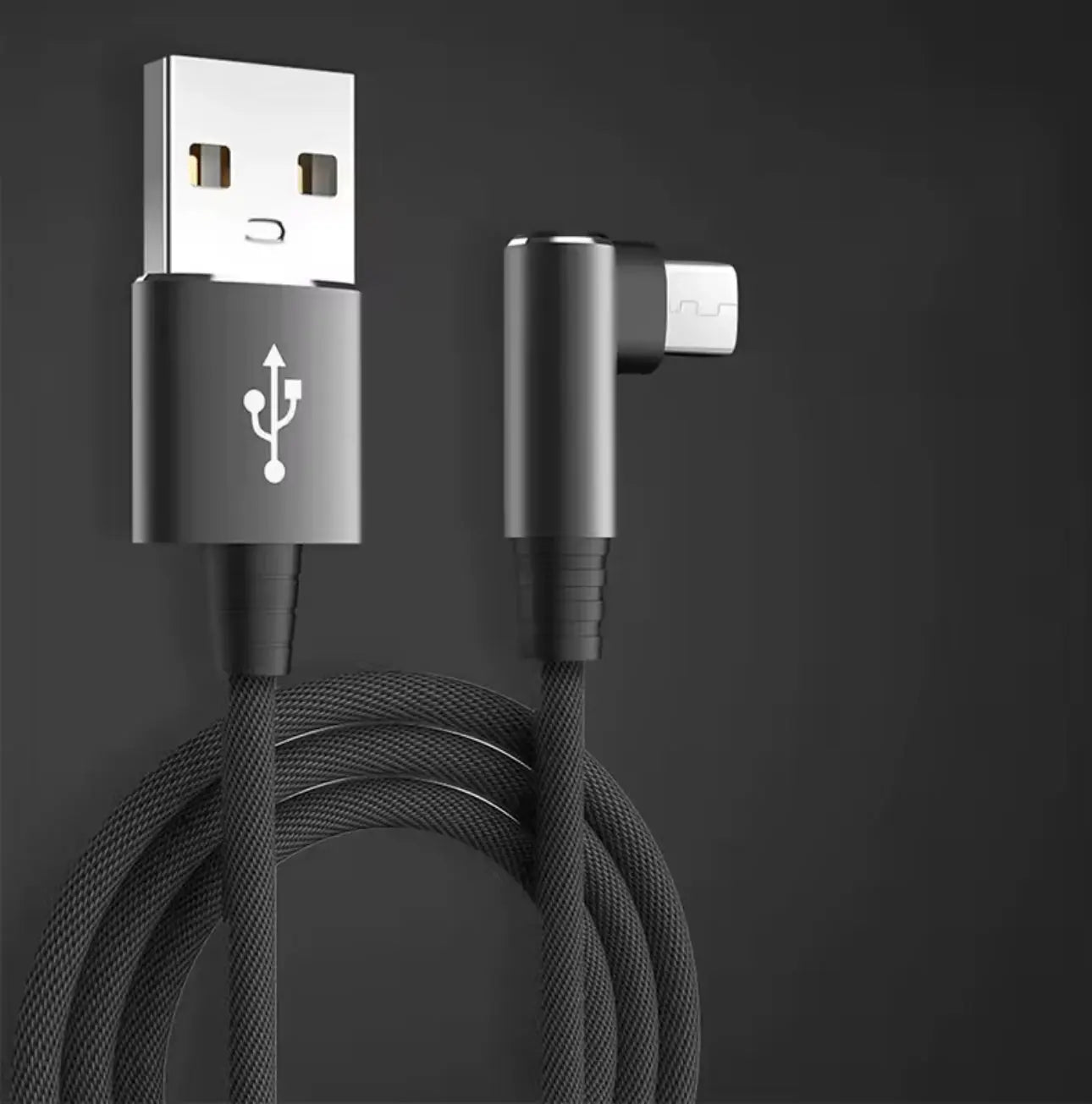Câble Coudé USB C / Micro USB – Charge Rapide & Transfert de Données Mobile City