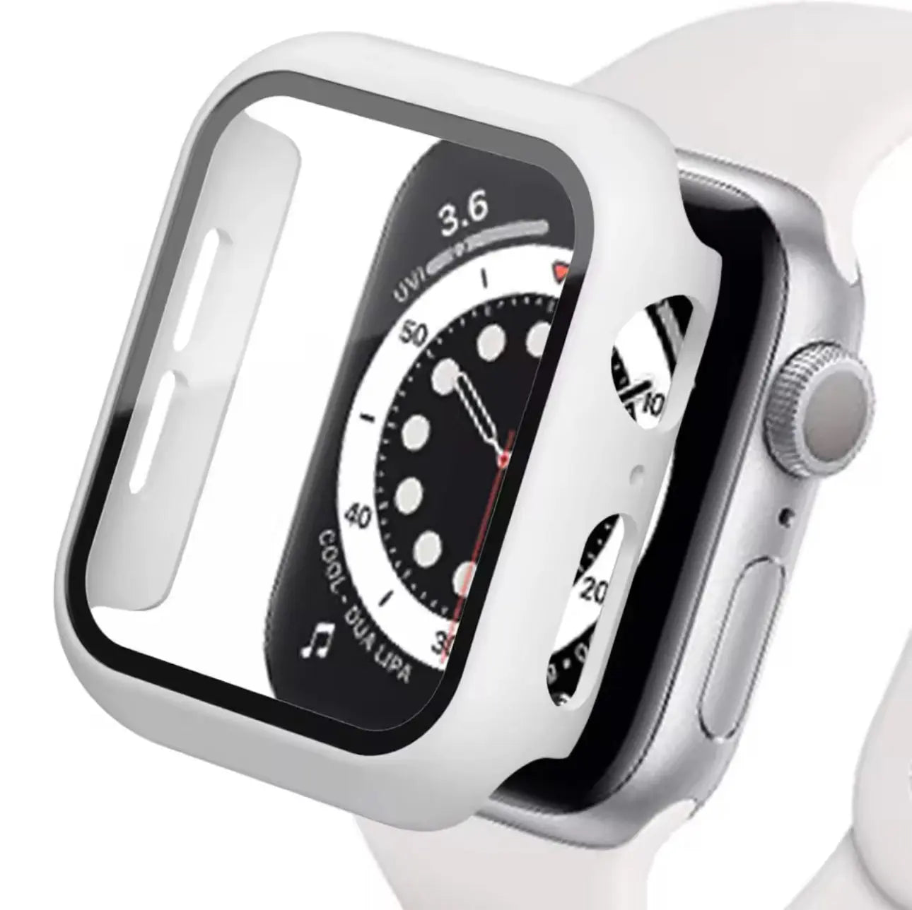 Coque de Protection avec Verre Trempé 38 mm (Séries 3, 2, 1) Mobile City