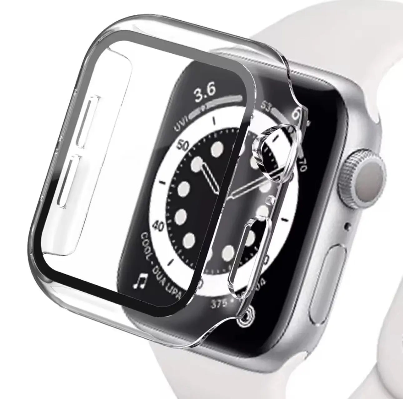 Coque de Protection avec Verre Trempé 44 mm (Séries 6, 5, 4, SE) Mobile City