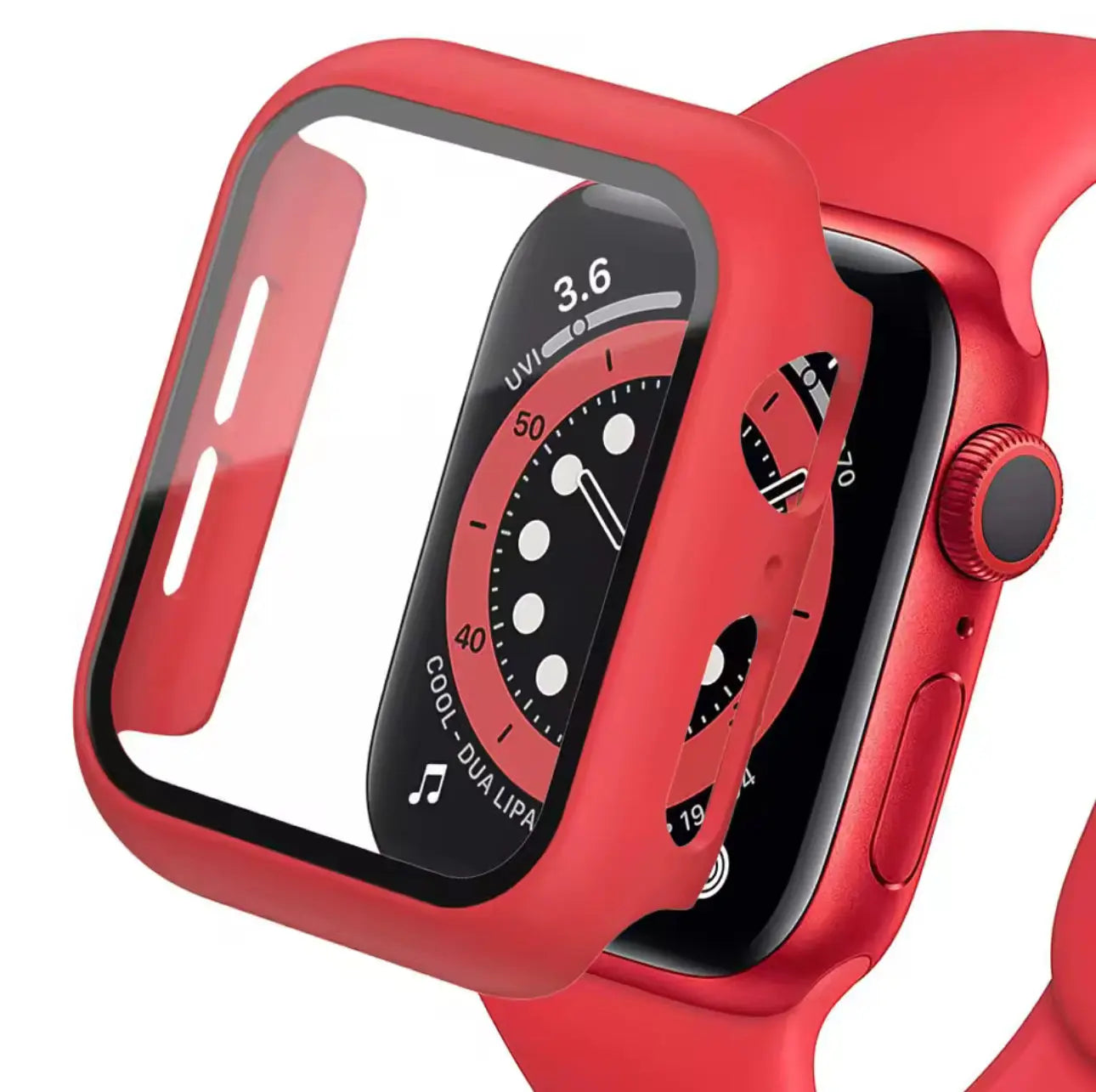 Coque de Protection avec Verre Trempé 40 mm (Séries 6, 5, 4, SE) Mobile City