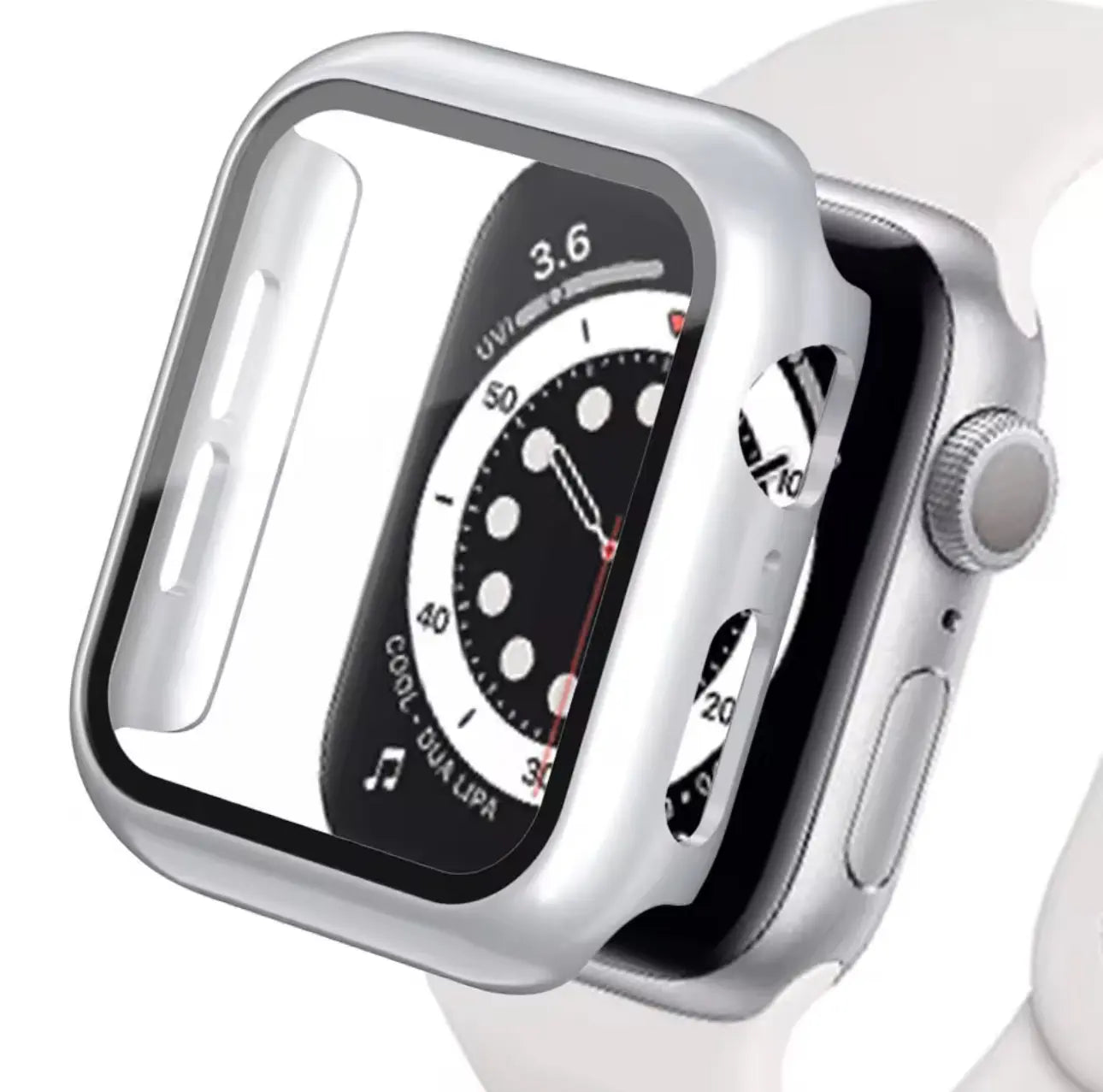 Coque de Protection avec Verre Trempé 38 mm (Séries 3, 2, 1) Mobile City