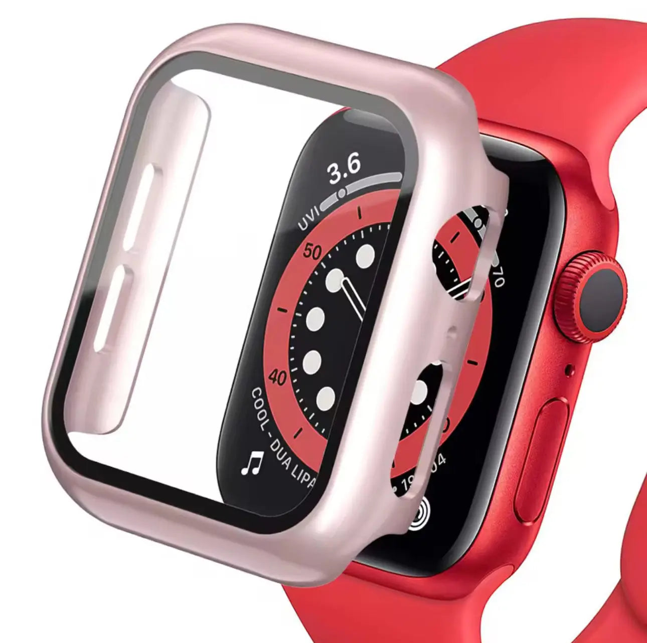Coque de Protection avec Verre Trempé 38 mm (Séries 3, 2, 1) Mobile City