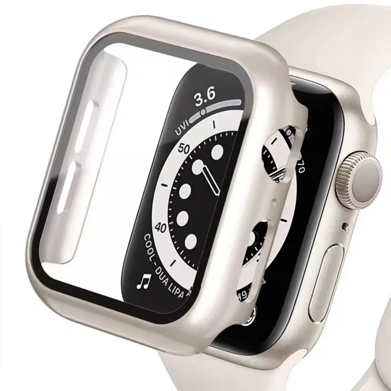 Coque de Protection avec Verre Trempé 38 mm (Séries 3, 2, 1) Mobile City