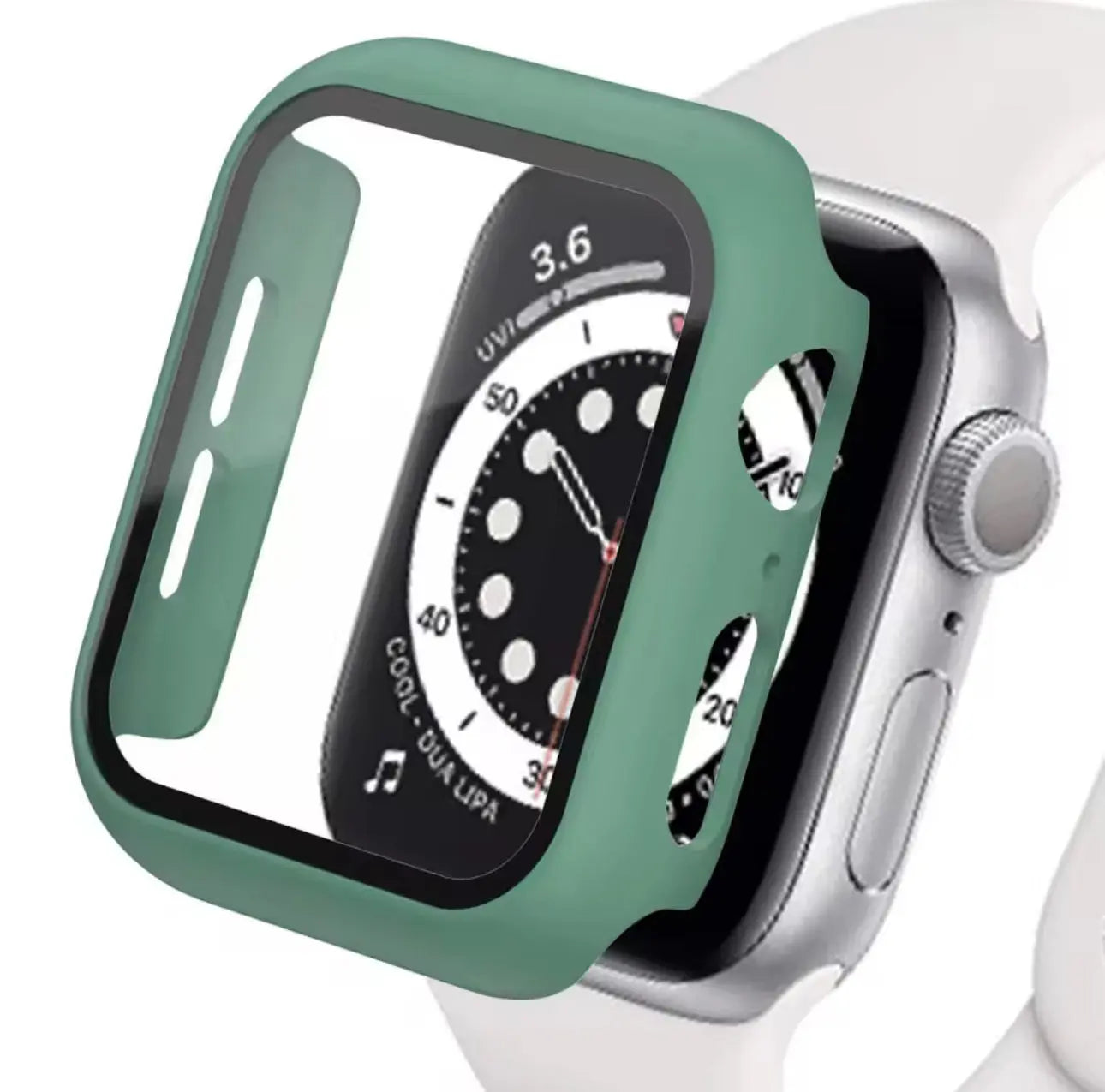 Coque de Protection avec Verre Trempé 38 mm (Séries 3, 2, 1) Mobile City