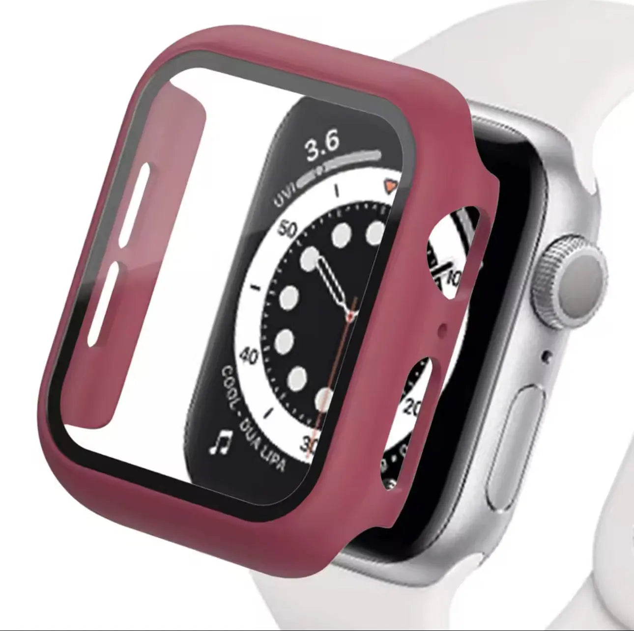 Coque de Protection avec Verre Trempé 38 mm (Séries 3, 2, 1) Mobile City
