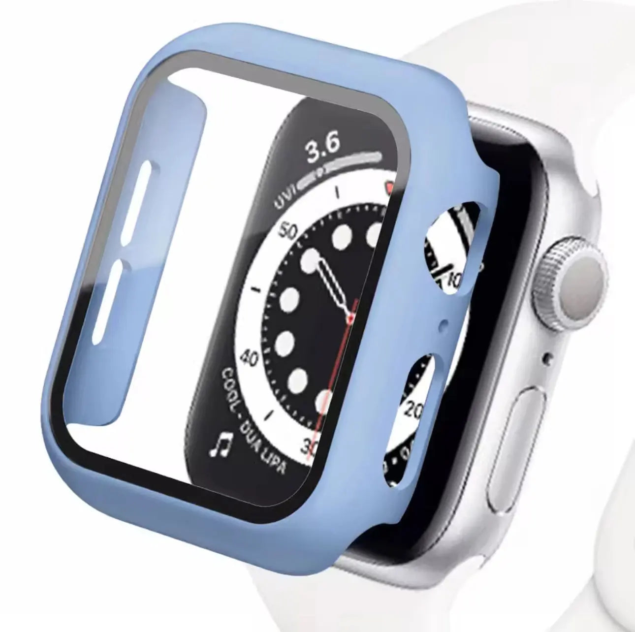 Coque de Protection avec Verre Trempé 38 mm (Séries 3, 2, 1) Mobile City