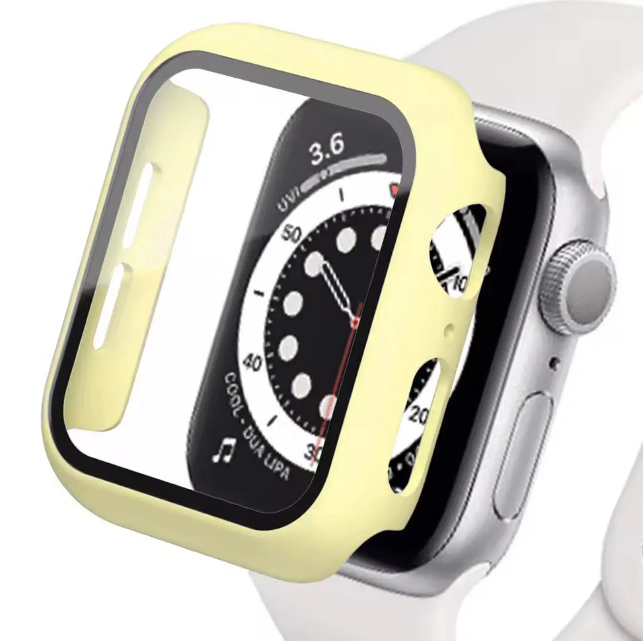 Coque de Protection avec Verre Trempé 38 mm (Séries 3, 2, 1) Mobile City