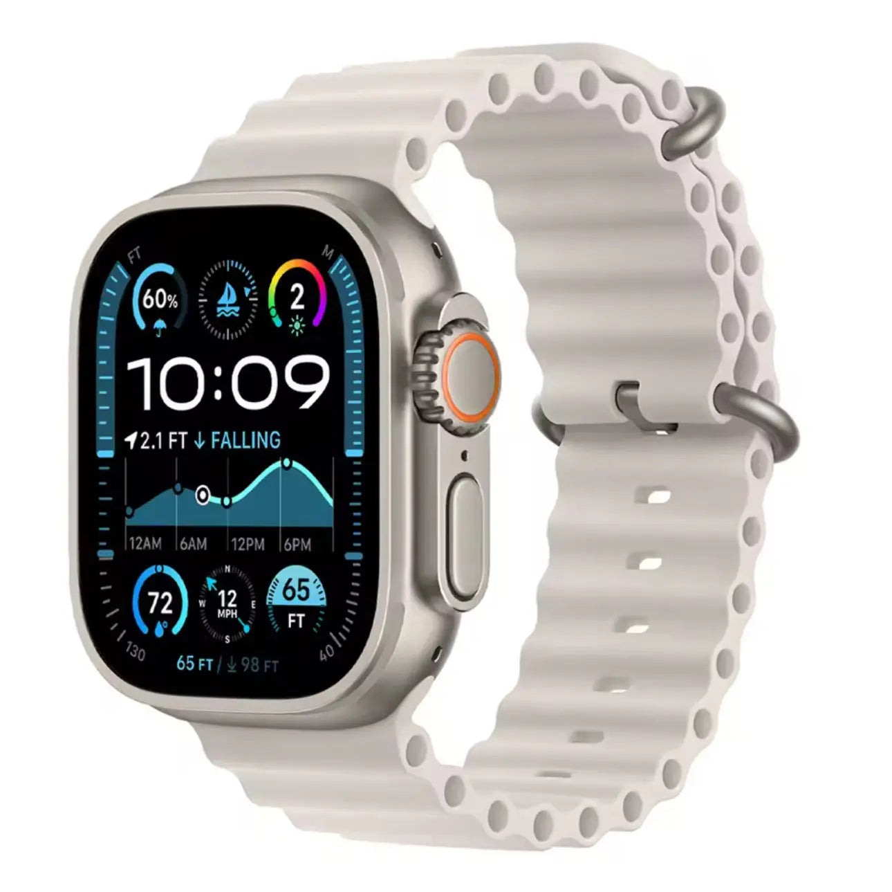 Bracelet Sport Style Océan Silicone 38 à 42 mm Mobile City