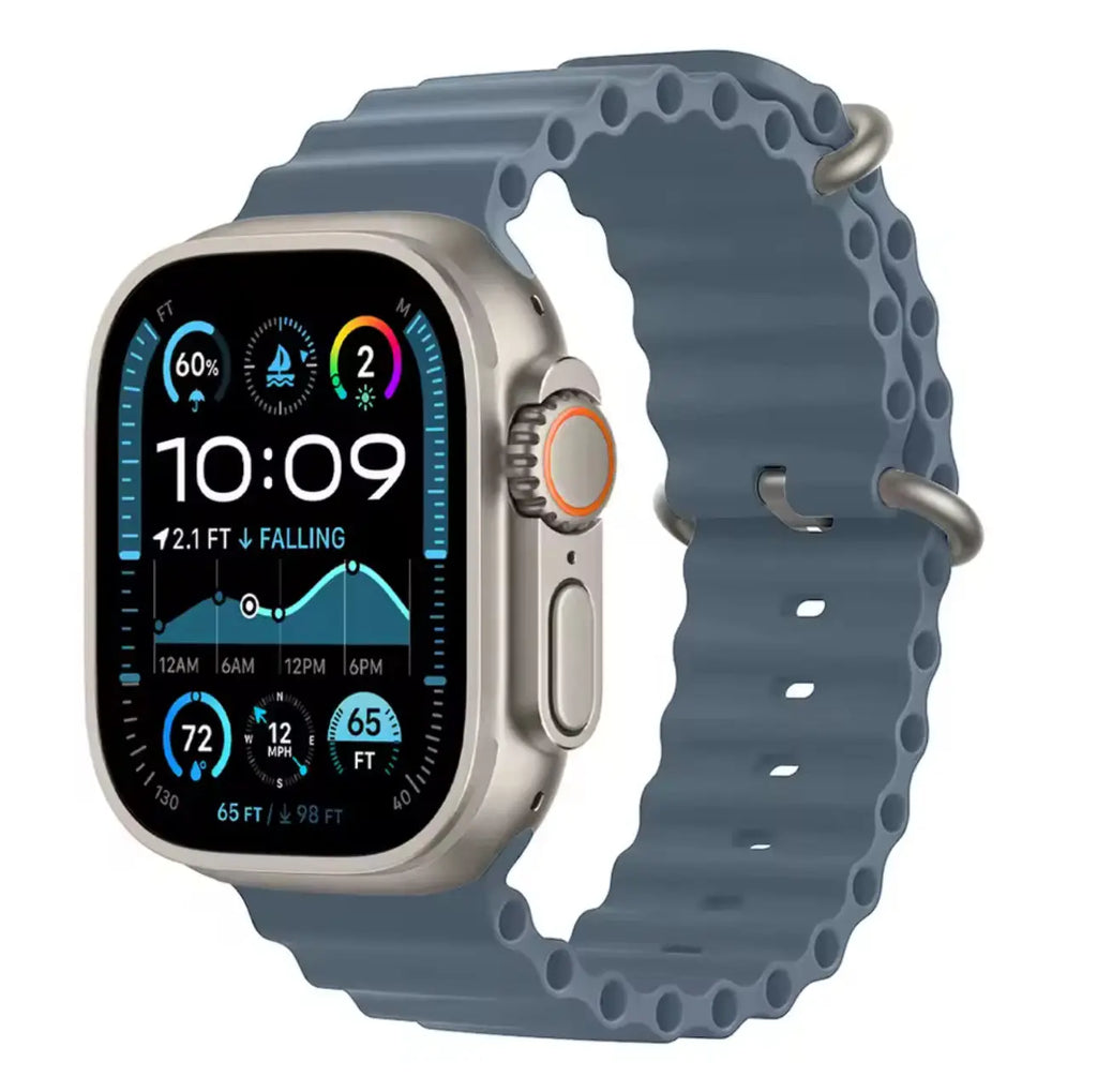 Bracelet Sport Style Océan Silicone 42 à 49 mm Mobile City