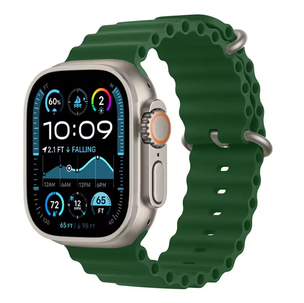 Bracelet Sport Style Océan Silicone 42 à 49 mm Mobile City