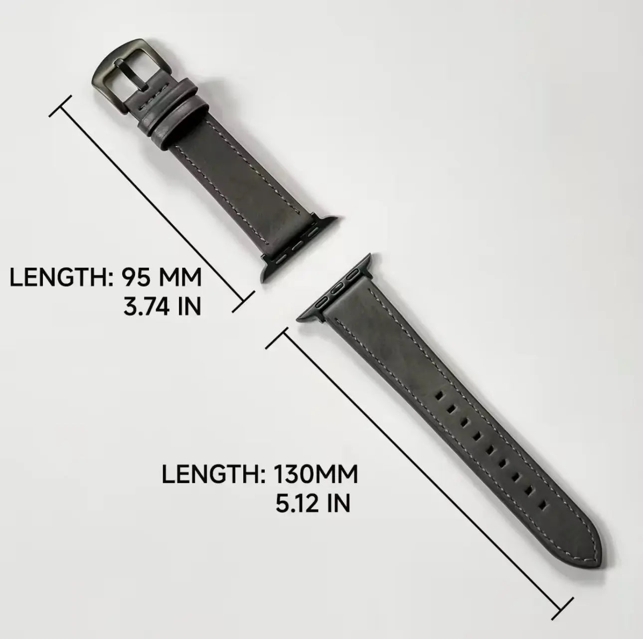 Bracelet Homme en Cuir Véritable style vintage 42/49mm Mobile City