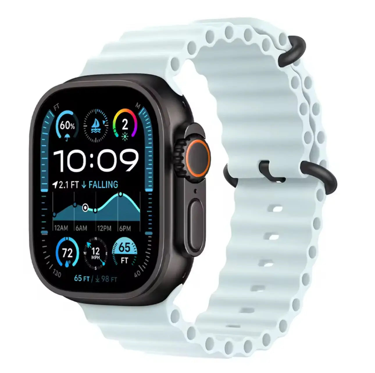 Bracelet Sport Style Océan Silicone 38 à 42 mm Mobile City