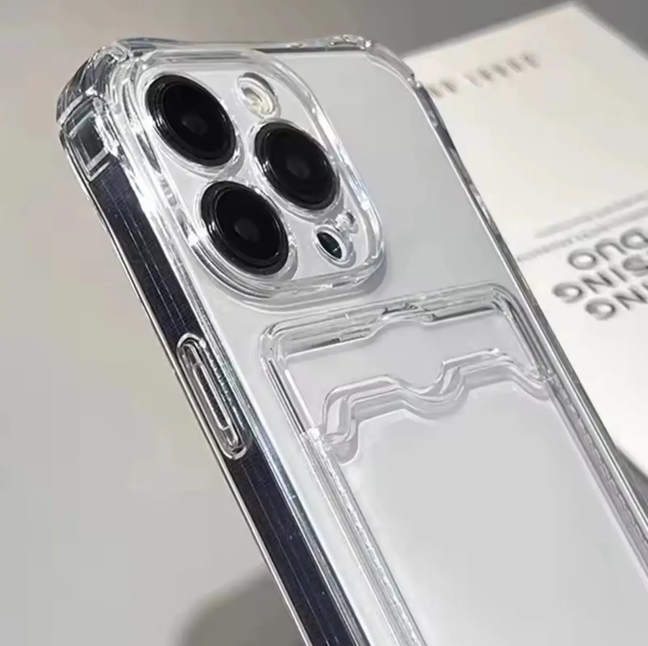 Coque antichoc porte-carte iPhone Pro Max Mobile City