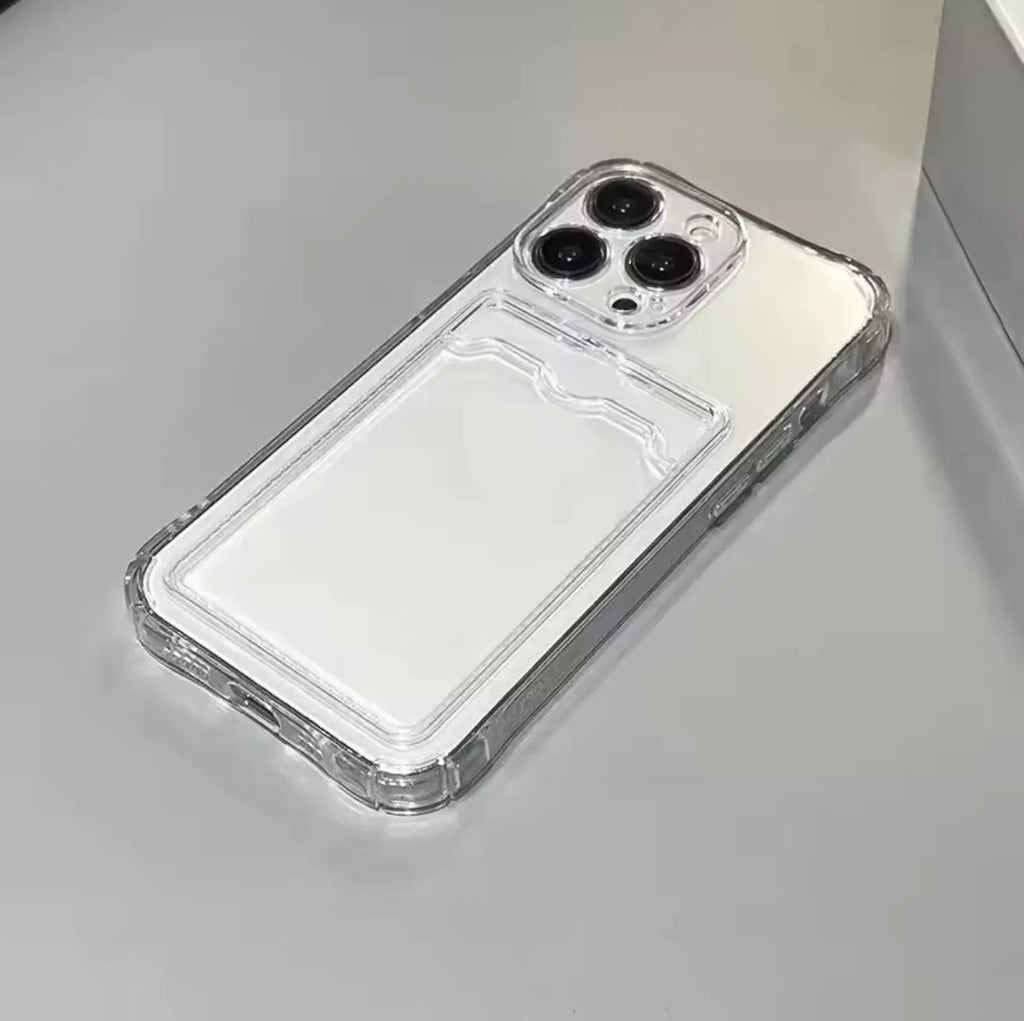 Coque antichoc porte-carte iPhone Pro Max Mobile City