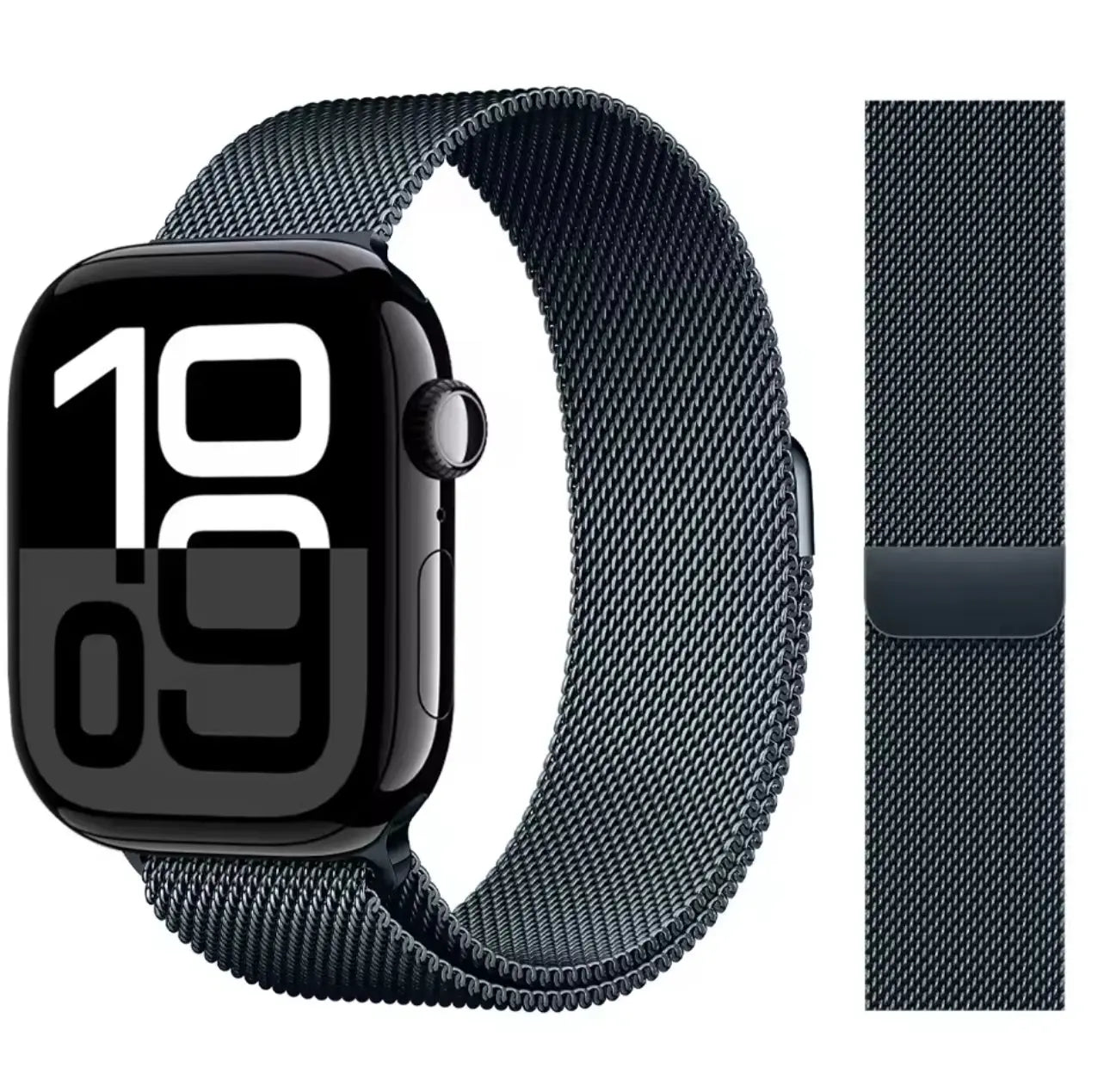 Bracelet Maille Milanaise en Acier Inoxydable 42-49 mm Mobile City