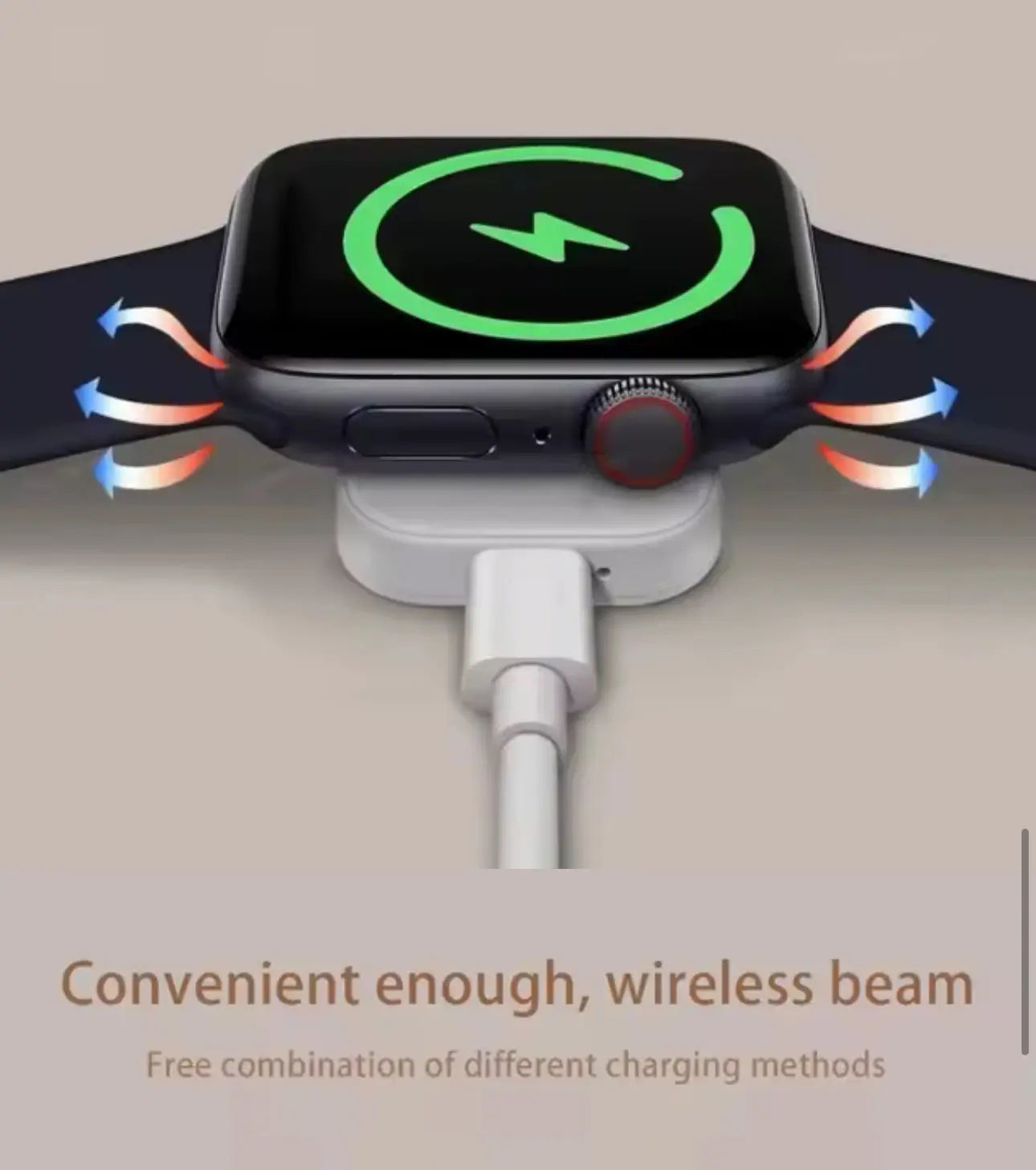Chargeur Sans Fil USB Type-C de Poche Apple Watch Mobile City
