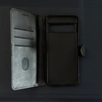 Étui a rabat portefeuille en cuir pour Google pixel 8 Mobile City