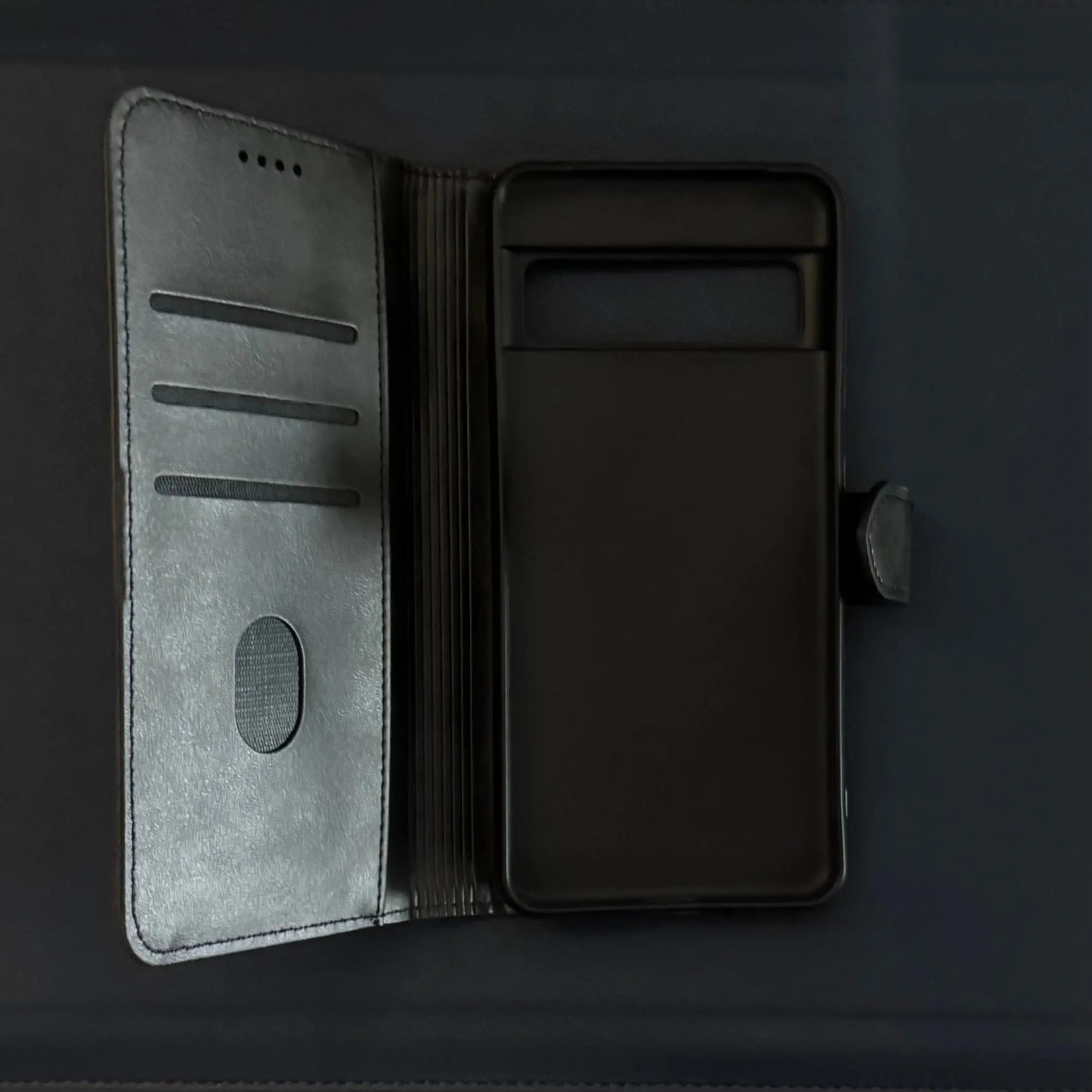 Étui a rabat portefeuille en cuir pour Google pixel 8 Mobile City