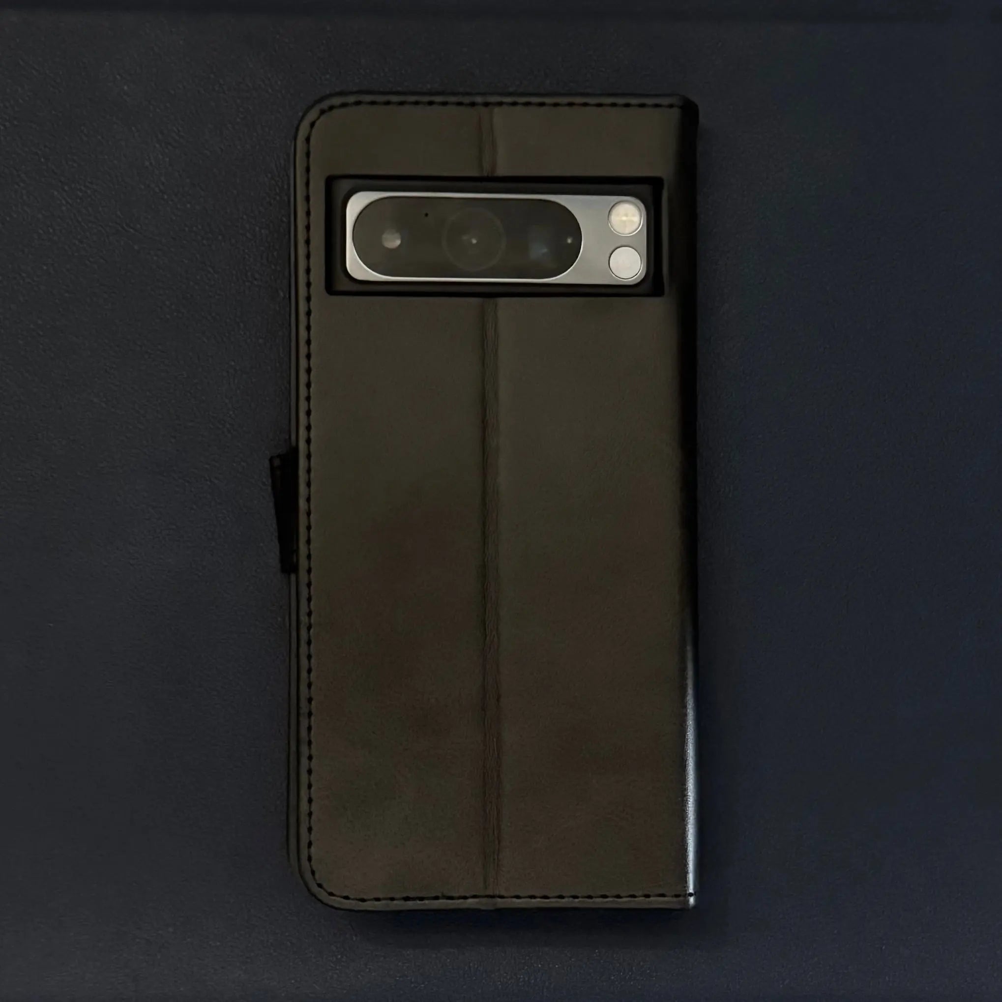 Étui a rabat portefeuille en cuir pour Google pixel 8 Mobile City