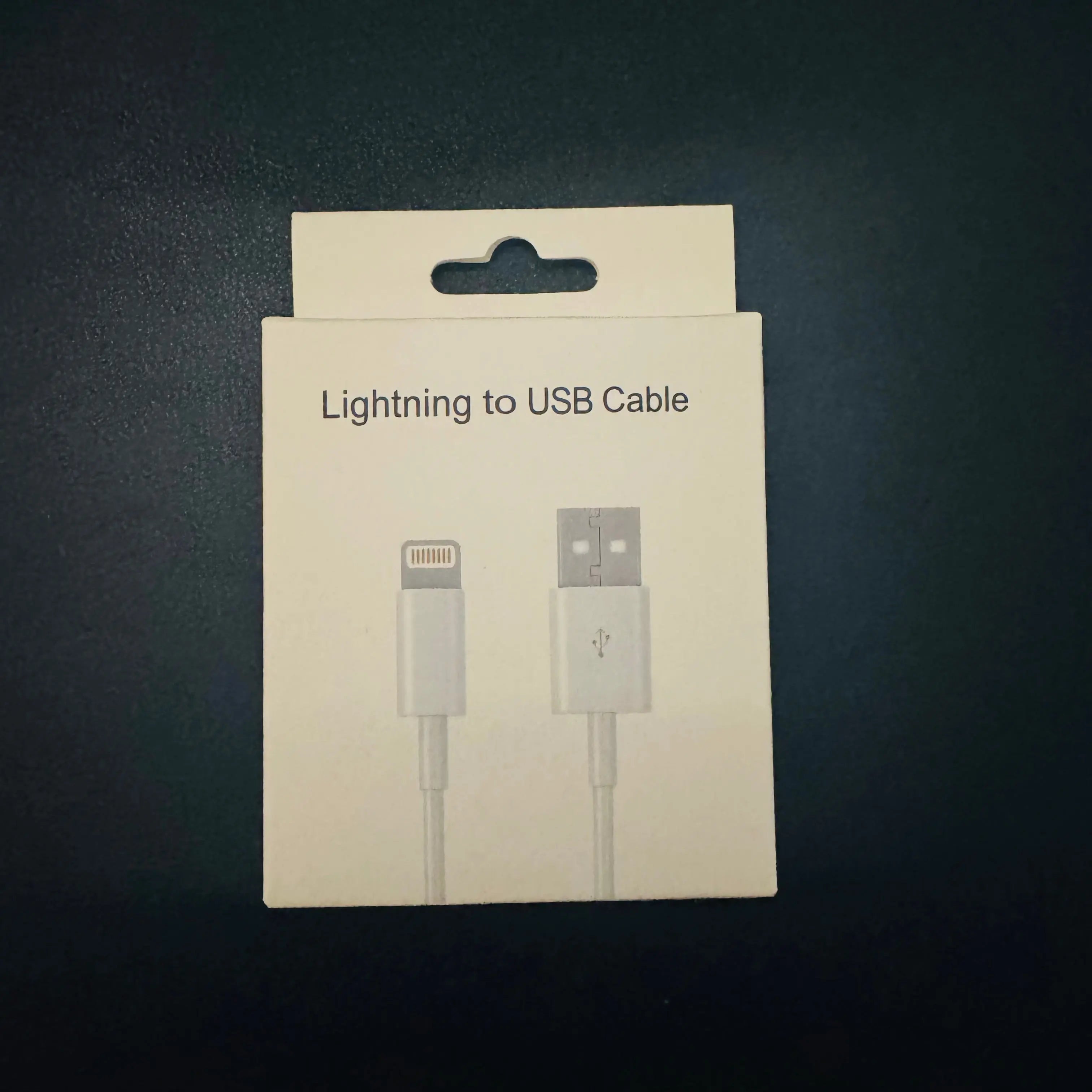 Câble Lightning – USB Type-A silicone blanc 20W Mobile City