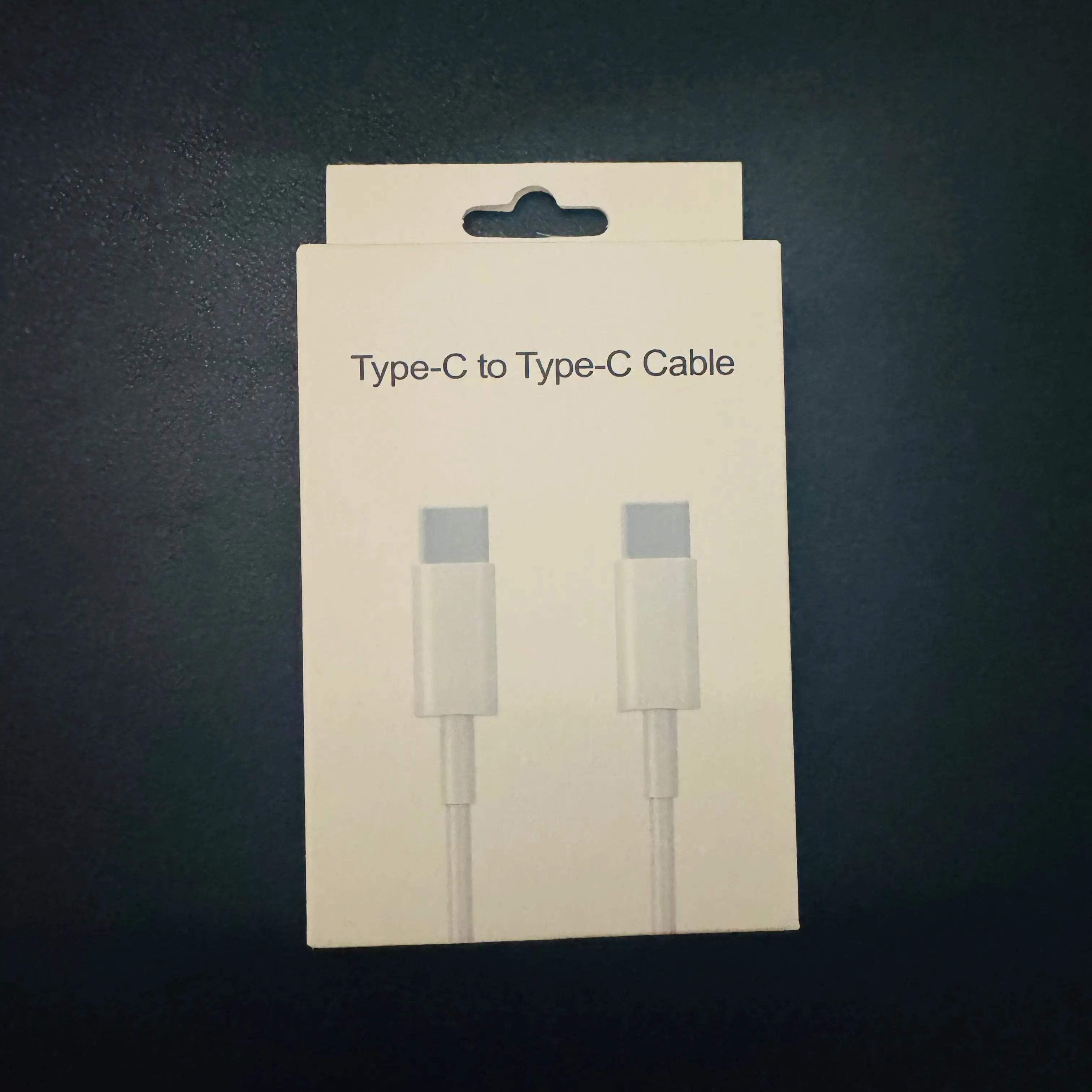 Câble USB-C vers USB-C Silicone Blanc 20W Mobile City
