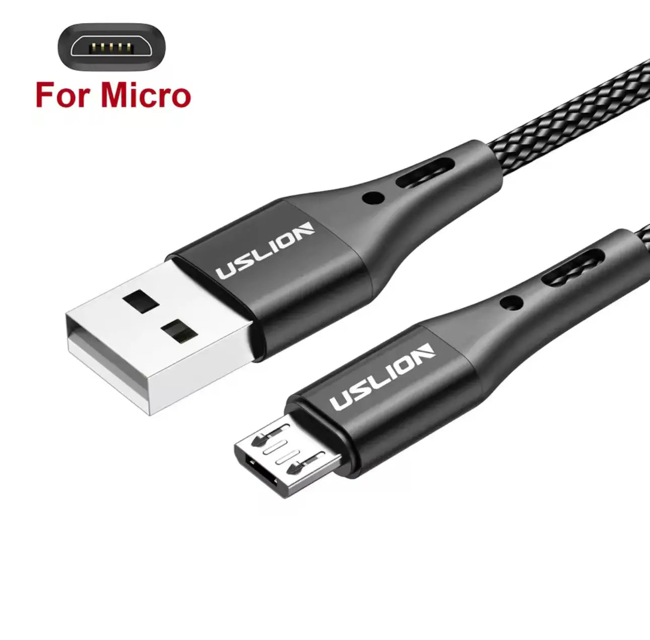 Câble Micro USB en Nylon Tressé – Uslion Mobile City