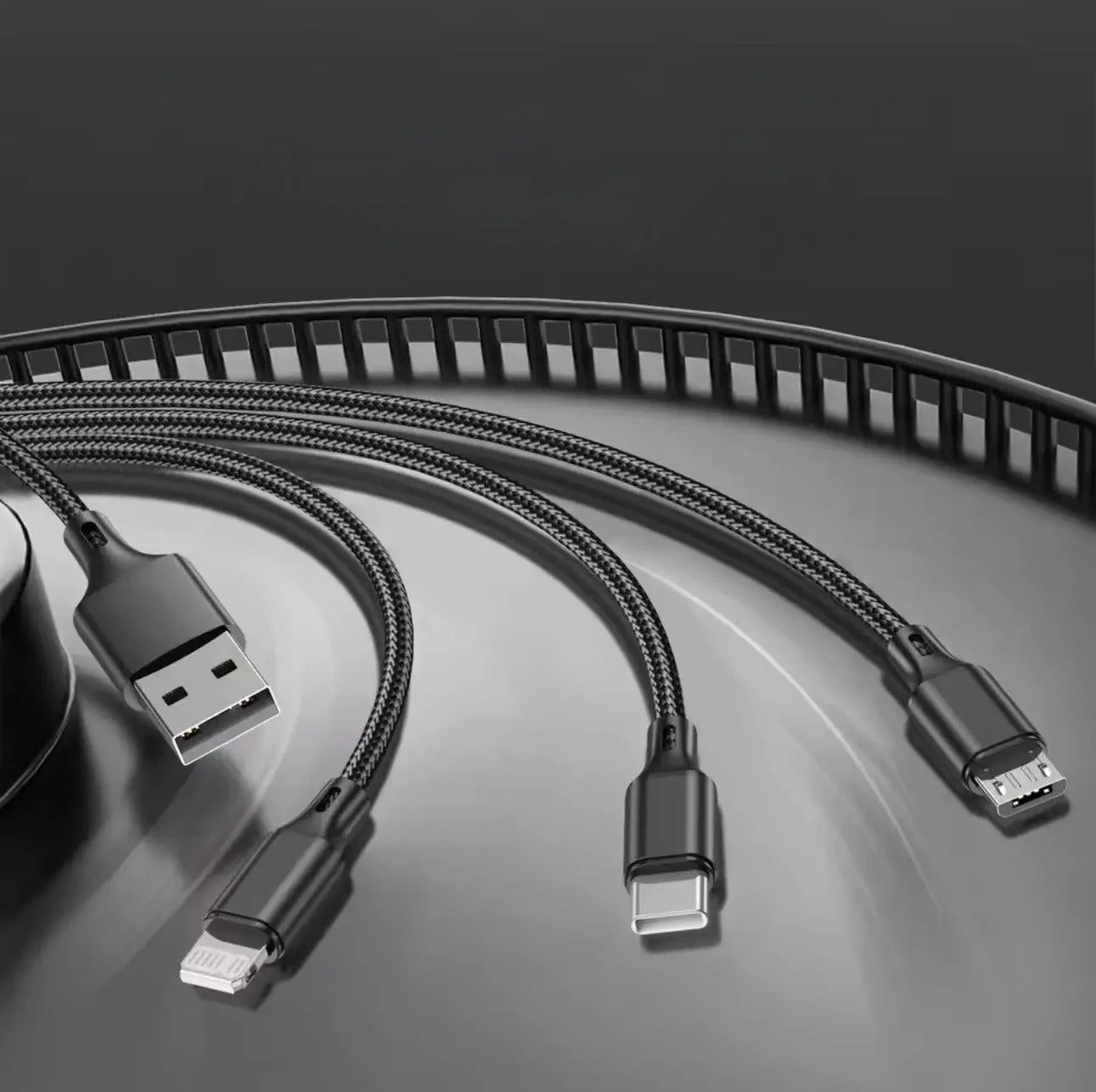Câble de Données USB 3-en-1 66W 5A Mobile City