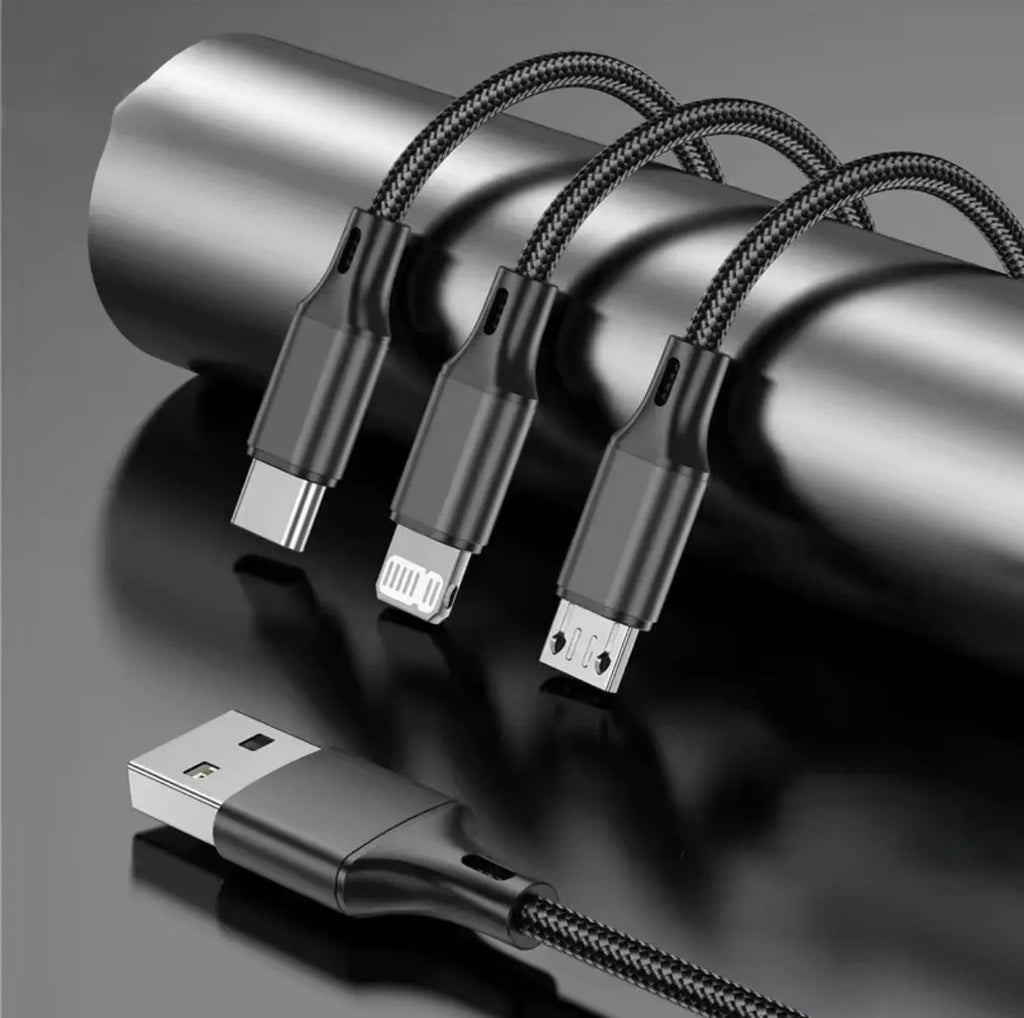 Câble de Données USB 3-en-1 66W 5A Mobile City