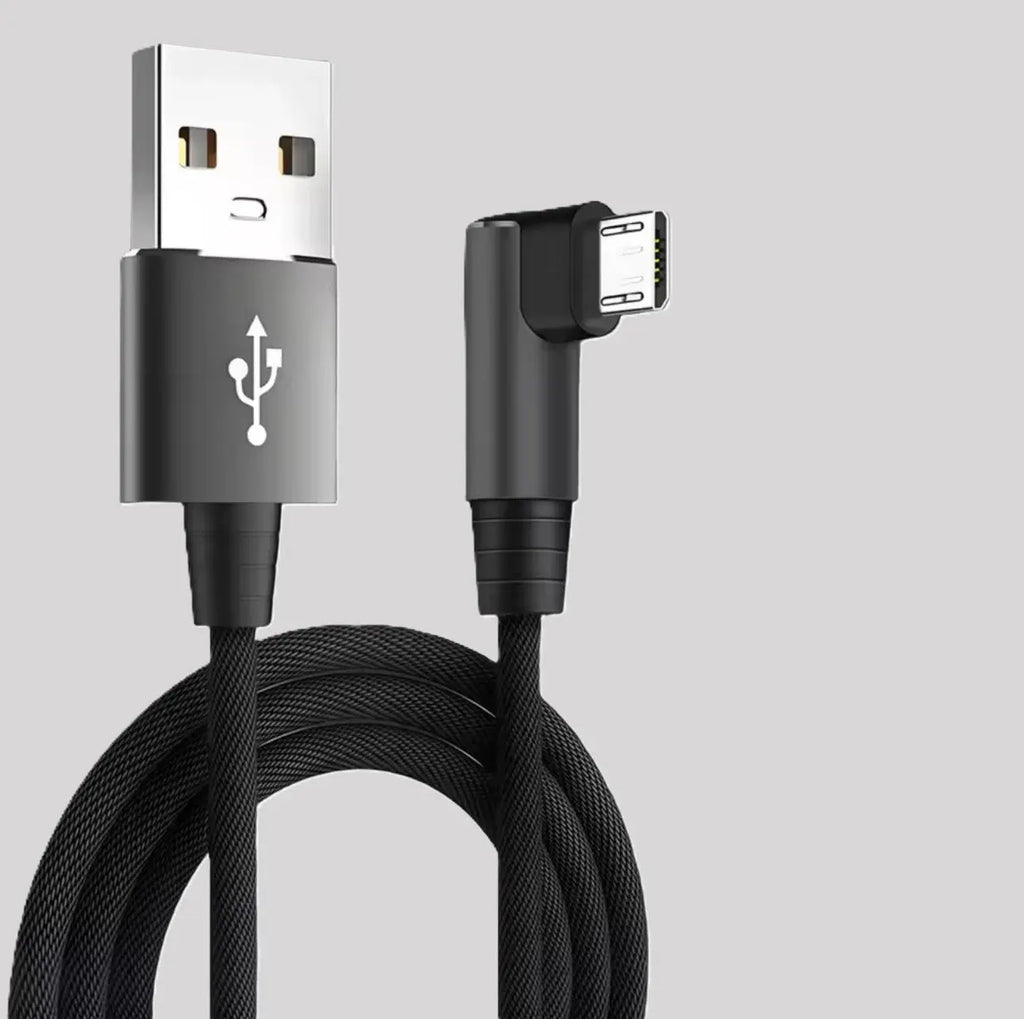 Câble Coudé USB C / Micro USB – Charge Rapide & Transfert de Données Mobile City