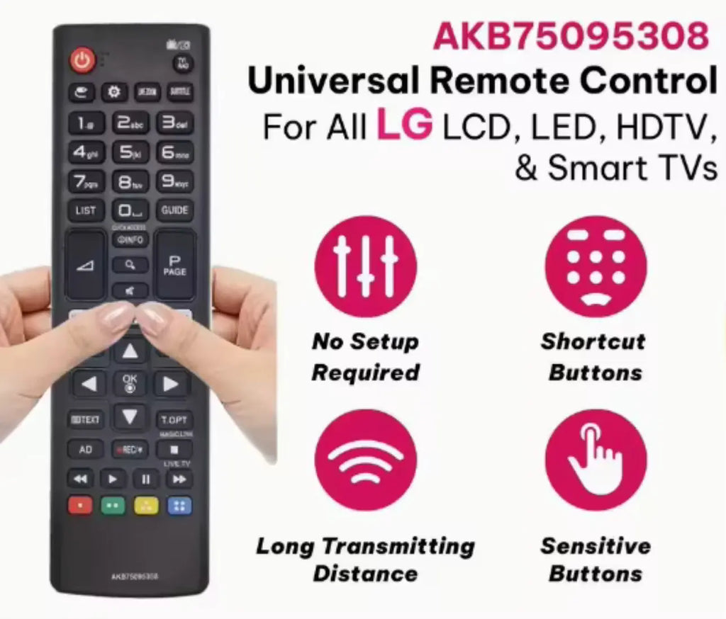Télécommande compatible LG Smart TV AKB75095308 Mobile City