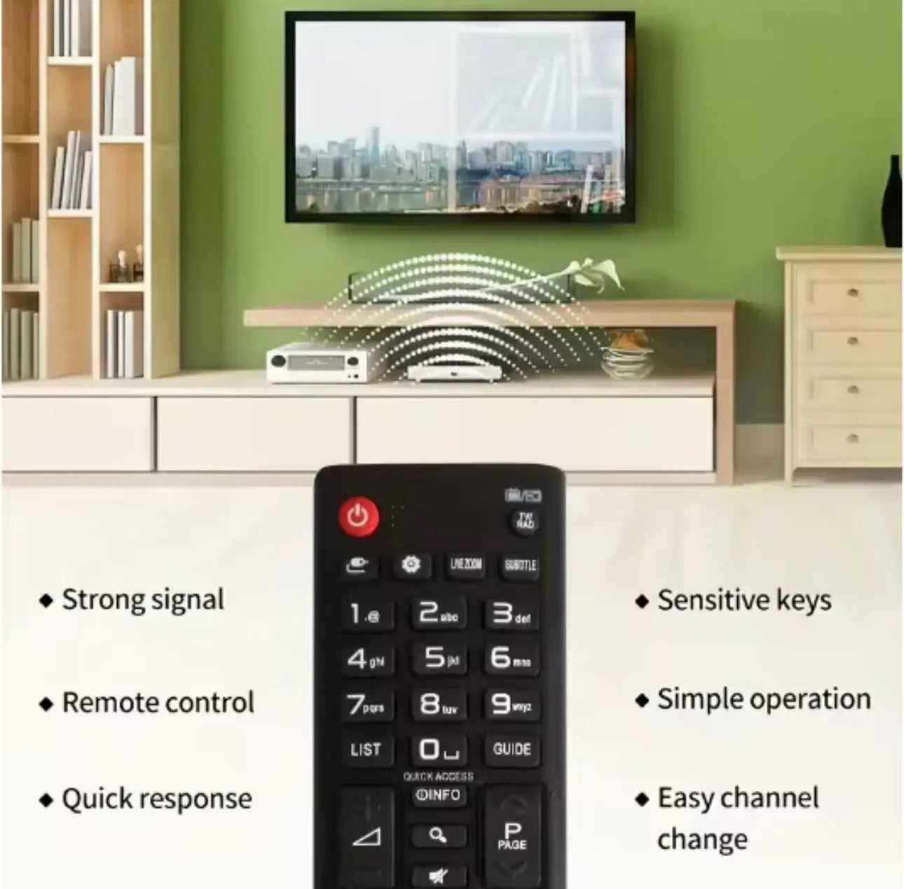 Télécommande compatible LG Smart TV AKB75095308 Mobile City