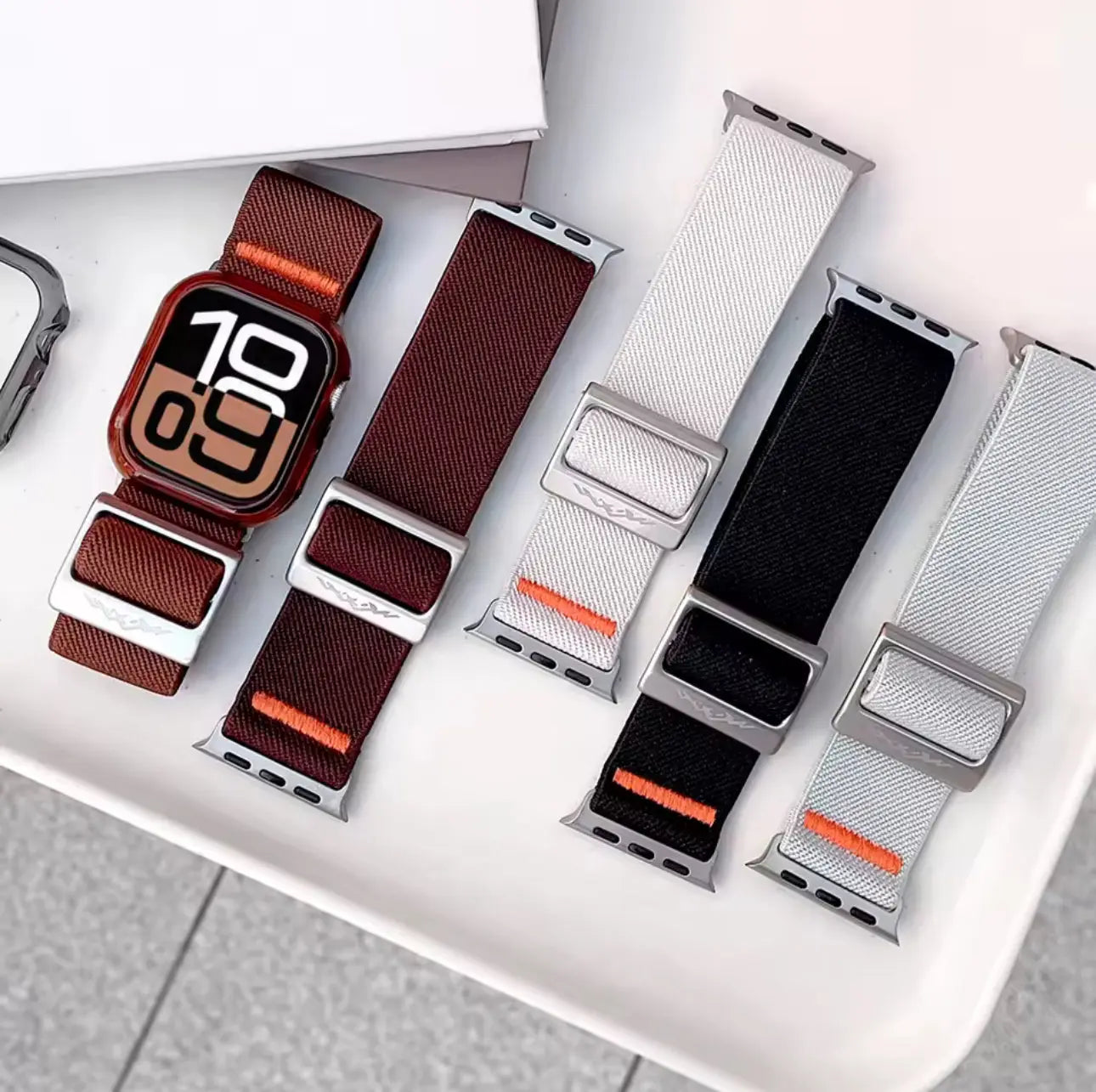Bracelet Nylon Réglable Mixte 42 à 49 mm Mobile City