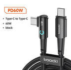 Toocki – Câble USB-C 6A – 90° – Charge rapide 100W Mobile City