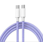 Câble USB-C Tressé en Nylon – Charge Rapide 60W Mobile City