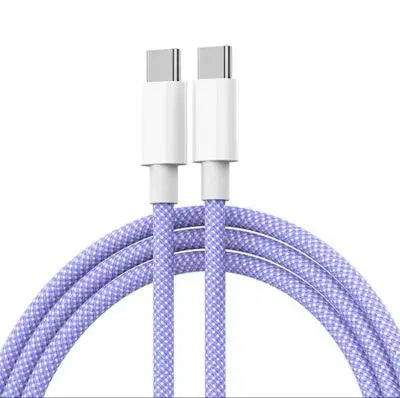 Câble USB-C Tressé en Nylon – Charge Rapide 60W Mobile City